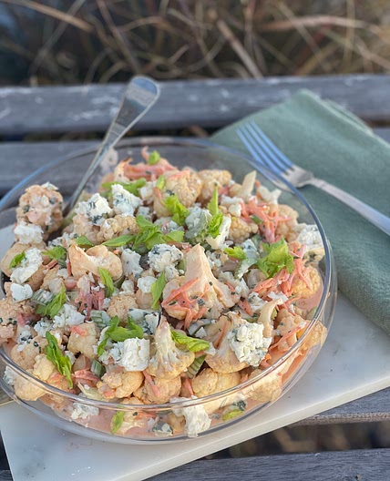 Buffalo Cauliflower Salad