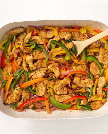Sheet Pan Chicken Fajitas
