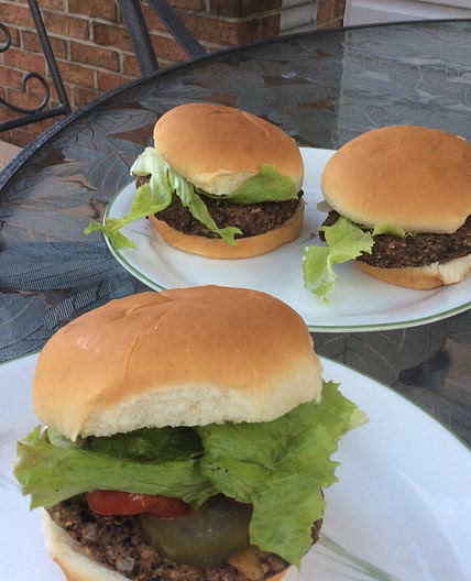 Homemade Black Bean Veggie Burgers