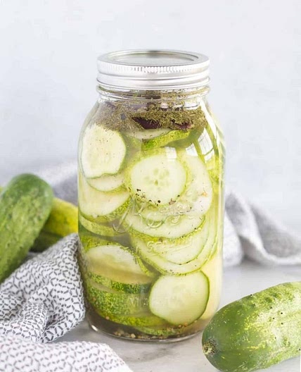 Homemade Dill Lacto-Fermented Pickles