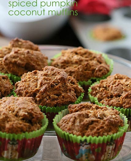Spiced Coconut Pumpkin Muffins or Loaf