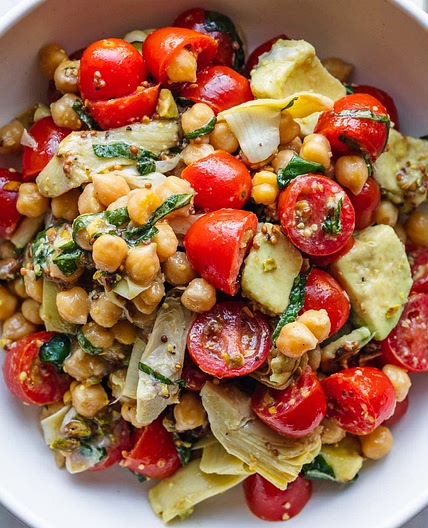 High-Protein Tomato & Basil Salad