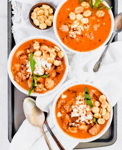 Spicy Sausage and Cauliflower Gnocchi Soup Recipe