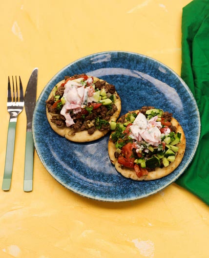 Beautifully Simple Beef Pita with Tzatziki