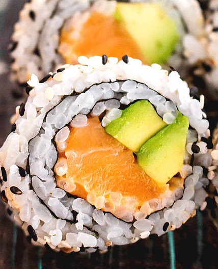 Spicy Salmon Roll Sushi Recipe