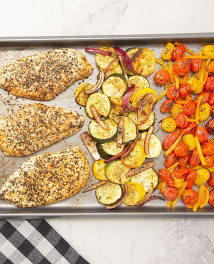 Everything Bagel Sheet Pan Chicken