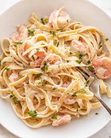 Shrimp Alfredo