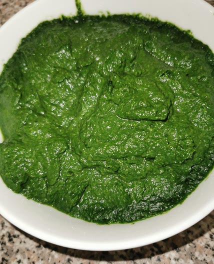 Herbs puree