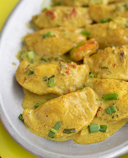 Curry crab stuffed dumplings