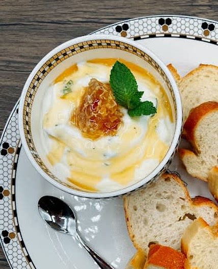 Whipped Ricotta with Honeycomb