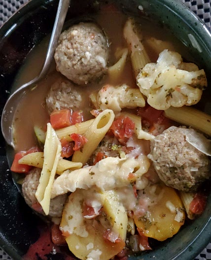 Hearty Italian Meatball Soup