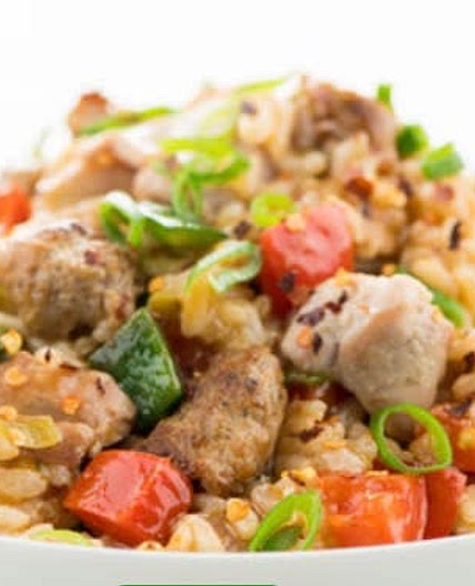 Cajun Sausage Dirty Rice
