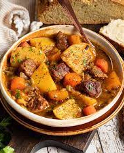 Cous Cous Salad & Irish Stew *Alcohol Free
