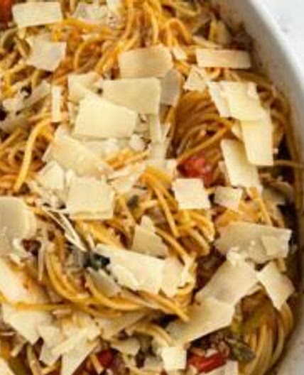 Baked Spaghetti Bolognese