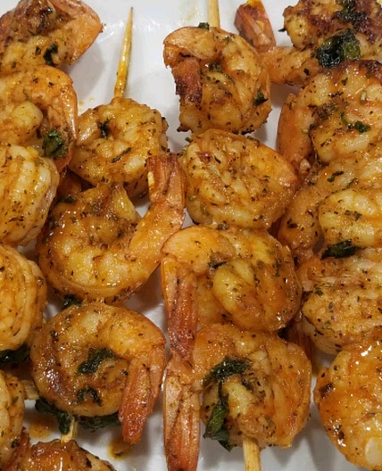 Grilled Garlic and Herb Shrimp