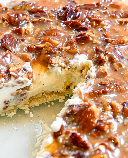 No Bake Caramel Pecan Cheesecake — Low Carb Love™