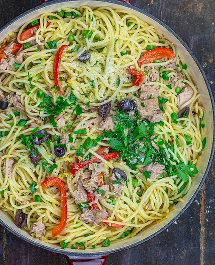 Tuna Pasta Recipe, Mediterranean-style