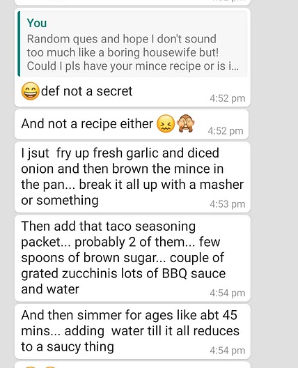 Mince - Jodies Recipe