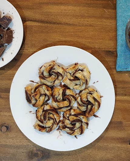 Nutella Puff Pastry Swirls Recipe