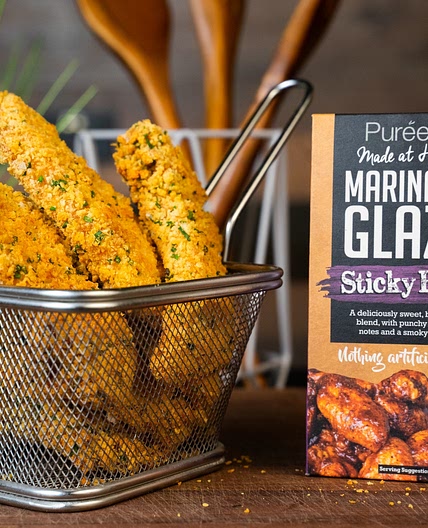 Gluten Free Crispy BBQ Chicken Goujons by Pureety