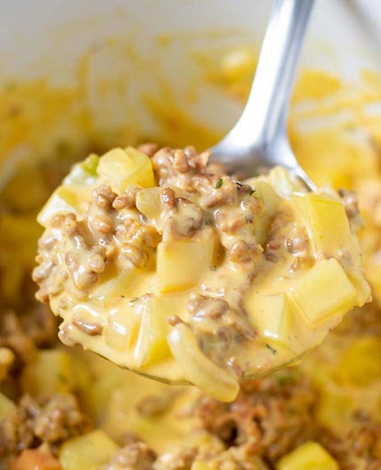 Cheeseburger Soup