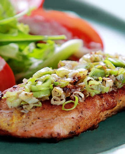 Soy Salmon with Sweet Potato Mash