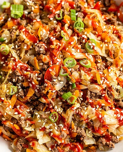 Venison Egg Roll In A Bowl