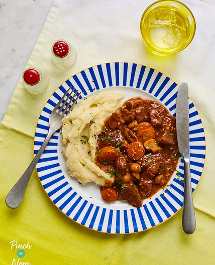 Slow Cooker Beef Bourguignon | Slimming & Weight Watchers Friendly