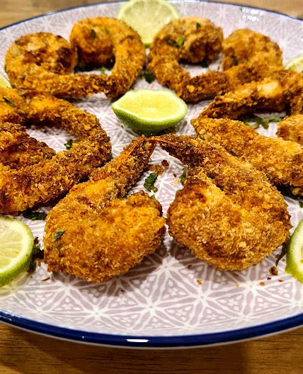Air Fryer Coconut Prawns Recipe