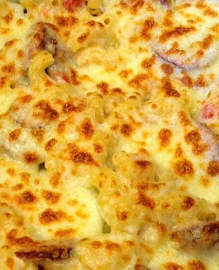 CREAMY AND CHEESY KIELBASA AND PASTA ONE POT MEAL