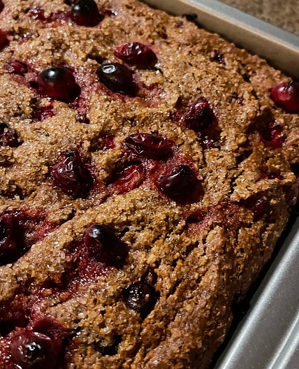 Cranberry Orange Gluten Free Coffee Cake