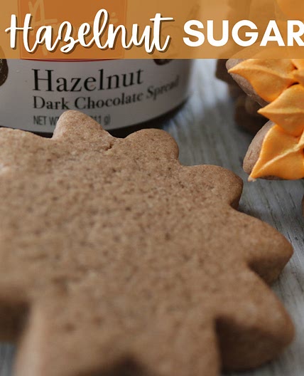 Chocolate Hazelnut Sugar Cookies