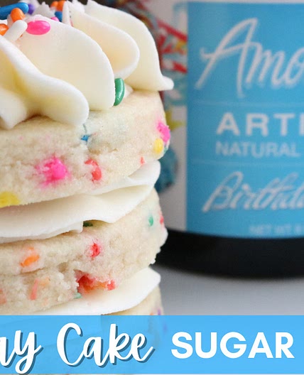 Birthday Cake Sugar Cookies