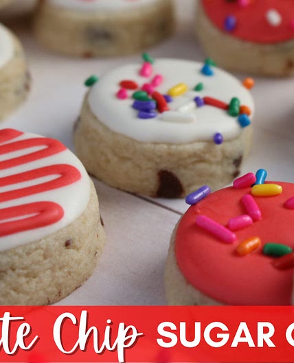 No Chill No Spread Chocolate Chip Sugar Cookies