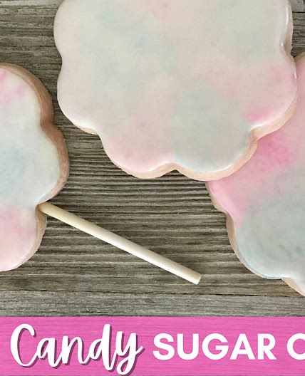 Cotton Candy Sugar Cookies