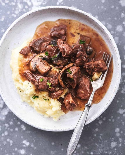 Instant Pot Beef Tips Recipe