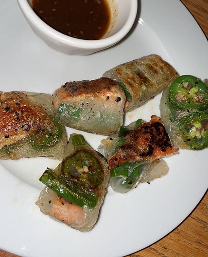 Salmon Firecracker Dumplings