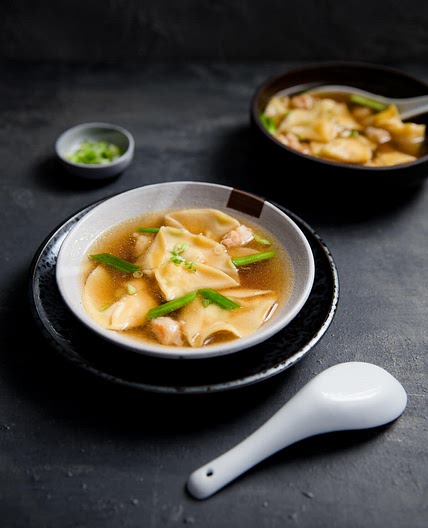 Shrimp Dumpling Soup
