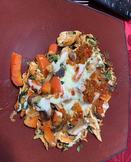 Chicken Cheesesteak in a bowl!!