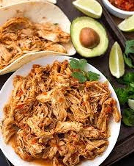 Salsa chicken, slow cooker