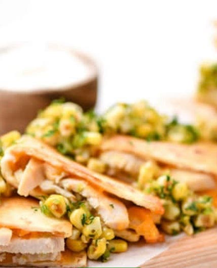 Ranch Chicken, Corn & Jalapeño (serve w/guacamole & quesadilla)