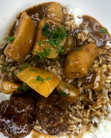 Meatball & Potato Stew