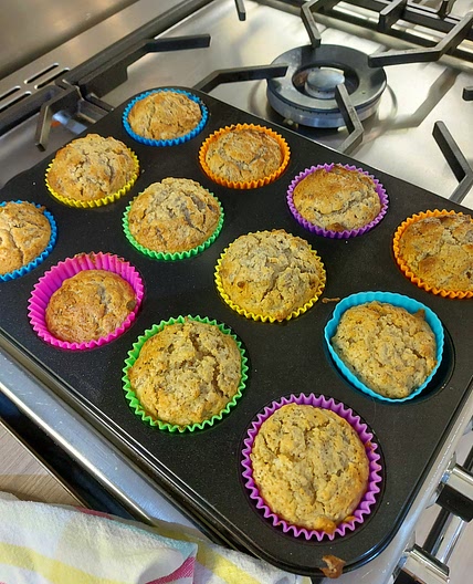 Bran breakfast muffin