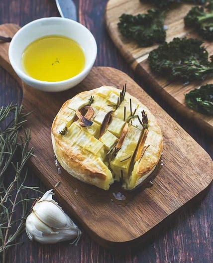 Baked camembert