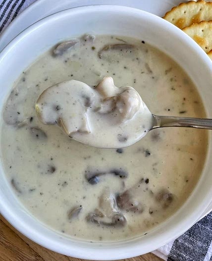 Cream of mushroom soup