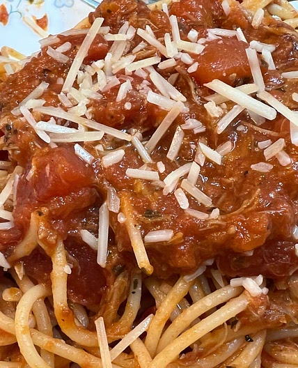 Smart Alec Pork Neck Bones Spaghetti - Pressure Cooker Style