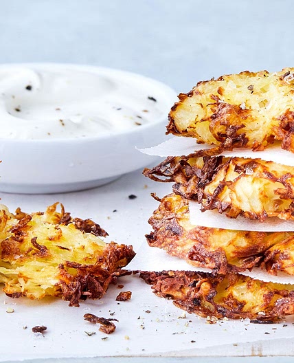 Little potato pancakes air fryer recipe