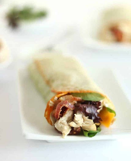 Keto Chicken Bacon Ranch Cheese Wraps