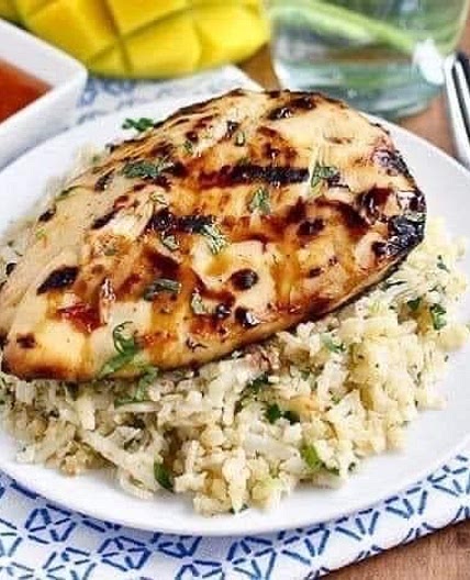 Sweet Chili Coconut-Lime Grilled Chicken