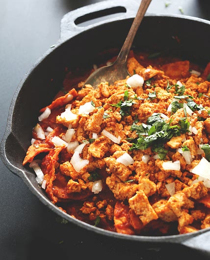 Chipotle Tofu Chilaquiles